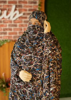 Alternative view of Luxury Semi Long Khimar -37