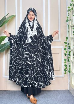 Luxury Semi Long Khimar -33