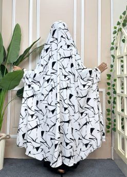 Alternative view of Luxury Semi Long Khimar -18