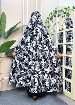 Alternative view of Luxury Semi Long Khimar -14