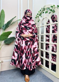 Alternative view of Luxury Semi Long Khimar -11