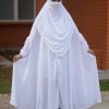 Luxury Semi Long Khimar -42