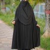 Luxury Semi Long Khimar -43