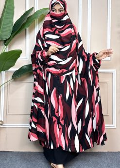 Luxury Semi Long Khimar -54