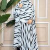 Luxury Semi Long Khimar -46
