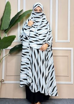Luxury Semi Long Khimar -46