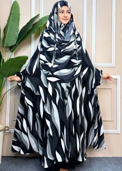 Luxury Semi Long Khimar -49
