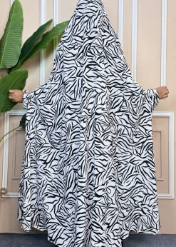 Alternative view of Luxury Semi Long Khimar -52