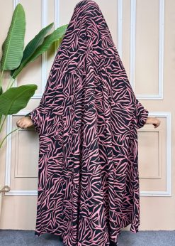 Alternative view of Luxury Semi Long Khimar -51