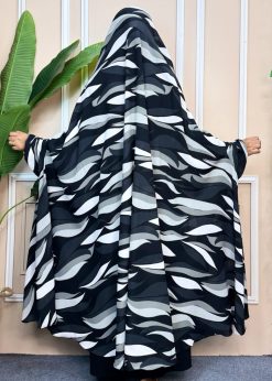 Alternative view of Luxury Semi Long Khimar -49