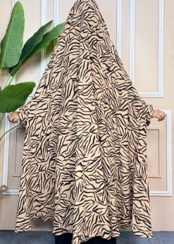 Alternative view of Luxury Semi Long Khimar -47