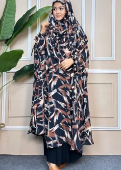Luxury Semi Long Khimar -44
